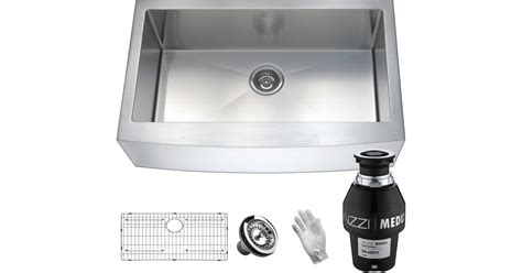Anzzi KAZ33201A-GD12 Elysian 32" Undermount Single Basin Stainless ...