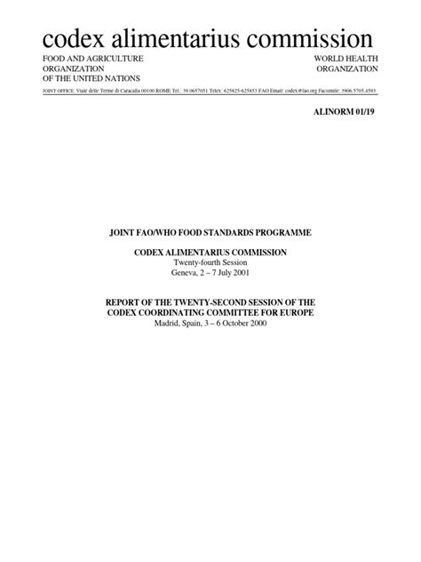 Image result for Codex Alimentarius PDF