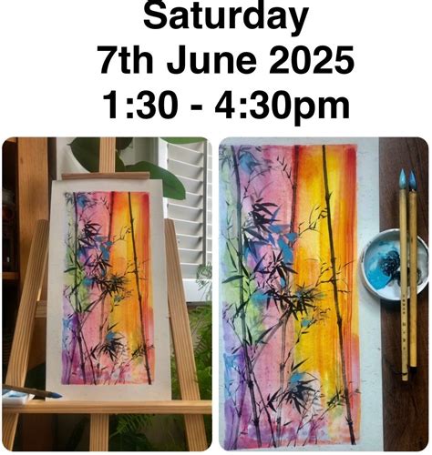 Chinese Brush Painting & Calligraphy Workshop -Bamboo Whispers in the ...