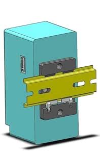 DIN Rail Mounting Brackets 43.mm Width, Suitable for 35.mm Rail Channel ...