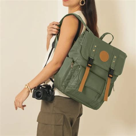 Troy Backpack for Men and Women: Moss Green