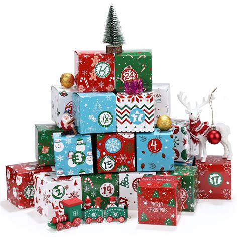 Christmas Advent Calendar Boxes - 2026 Printable Calendar Free Templates