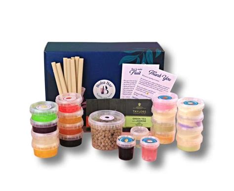 Buy Boba Bar London | Milky Blast Milk Bubble Tea Kit | 8 Milk Tea ...