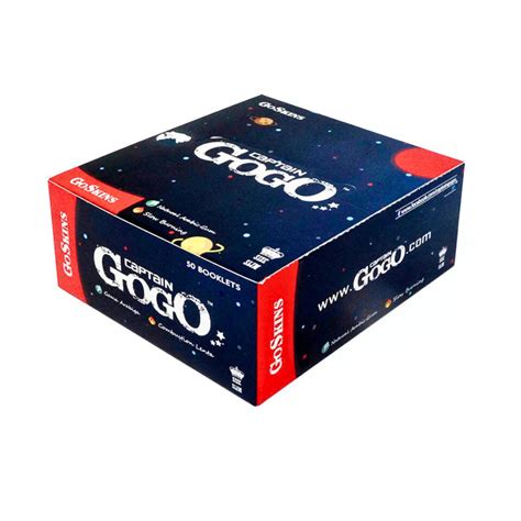 Captain GoGo White Rolling Papers | King Size Slim (50 Packs ...