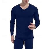 Men's Order Two Sizes Larger Thermal Underwear Sleepwear Thermal Set 1 ...