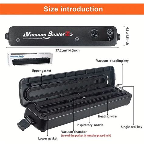 2-in-1 Smart Vacuum Sealer Machine ( 20 Free Vacuum Bags ) – Homiso