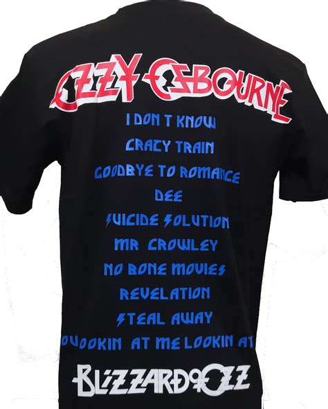Ozzy Osbourne t-shirt Blizzard of Ozz size XL