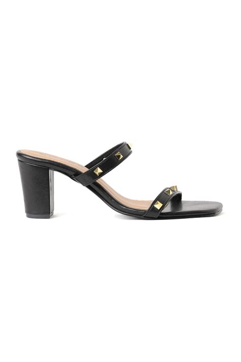 Studded Block Heels for Women | SOLES Stylish Sandals
