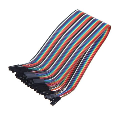 10 CM 40 Pin Dupont Cable Male/Male, Male/Female, Female/Female Cable ...