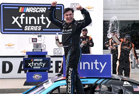 Sam Mayer Wins First Xfinity Race in Overtime at Road America