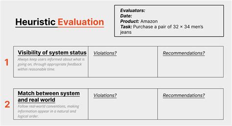 Image result for Heuristic Evaluation Report Example