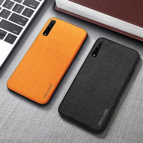 Vaku ® Huawei Honor 9X Pro Luxico Series Hand-Stitched Cotton Textile ...