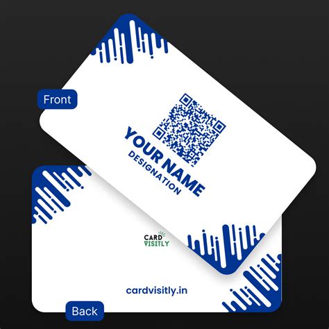 Smart NFC Cards with Name | Digital & Physical NFC Cards – Card Visitly