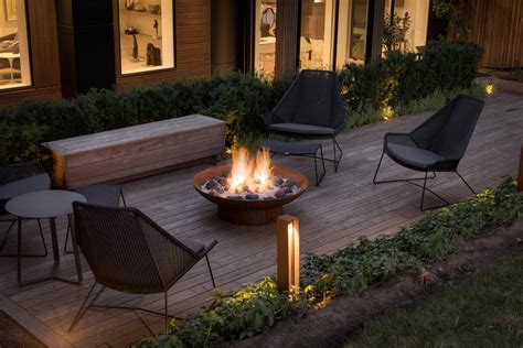 Courtyard With Fire Pit Outdoor Fire Pit Ideas To Upgrade Your