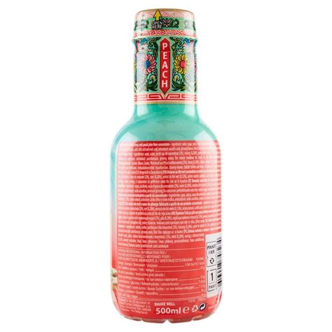 ARIZONA TEA VERDE CON MIELE E PESCA ML.500 X 6 BOTTIGLIE