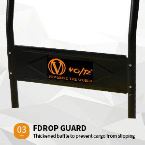 VOLTZ VZ-VHT 200kg Platform Trolley Plastic Platform Truck Moving Hand ...