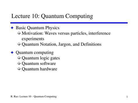 Image result for Quantum Lecture