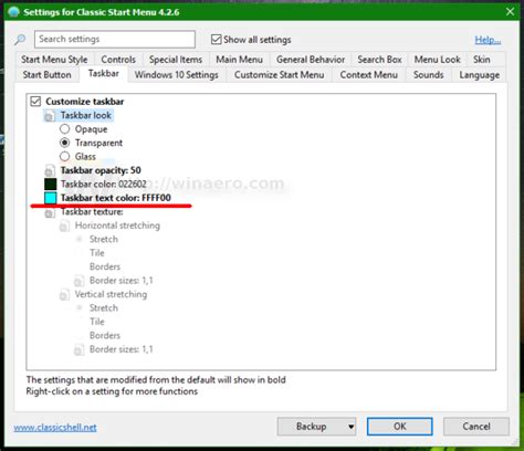 Image result for Change Taskbar Text Color