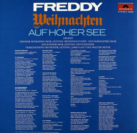 Freddy. Weihnachten auf Hoher See – Bertelsmann Vinyl Collection