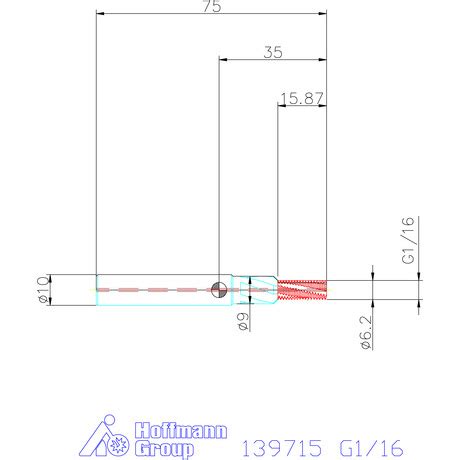 GARANT Master TM plain shank thread mill with countersink 2×D G1/16 ...