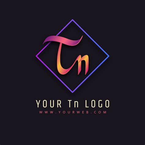 Modello di logo tn professionale creativo | Vettore Gratis