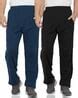 Buy Navy Blue & Black Track Pants for Men by FFLIRTYGO Online | Ajio.com