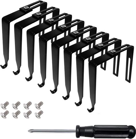 Amazon.com: Cubicle Hangers Universal Partition Hanger Set Metal Black ...
