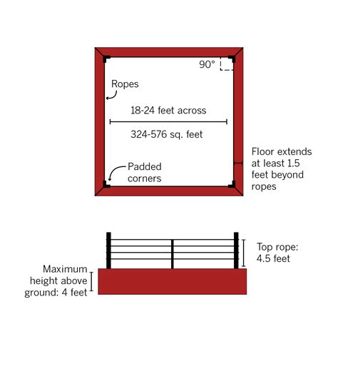 Standard Size Of A Boxing Ring at Ronald Roe blog