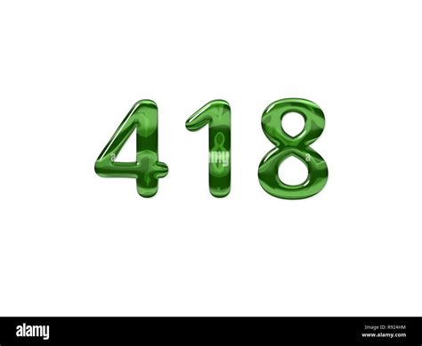 Number 418 Cut Out Stock Images & Pictures - Alamy