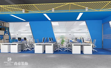 500平科技公司办公室装修设计 | 百瑞互联-办公室装修-尚泰装饰设计