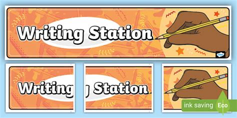 KS1 Writing Station Display Banner (teacher made) - Twinkl