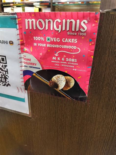 Menu at MONGINIS CAKE SHOP, Sitamarhi