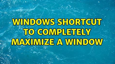 Image result for Screen Maximize Shortcut Key