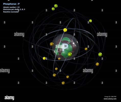 3d Bohr Model Of Phosphorus