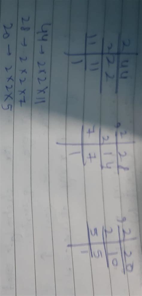 lcm of 44,28 and 20 - Brainly.in