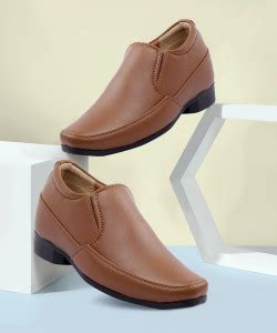 Fasczo 3.5 Inch Hidden Height Increasing Dress Slip-on Formal Faux ...