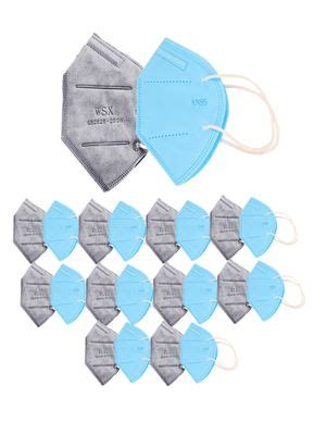 Buy Fabula Multi-Colour Anti-Pollution Reusable 5-Layer Mask (Pack of ...