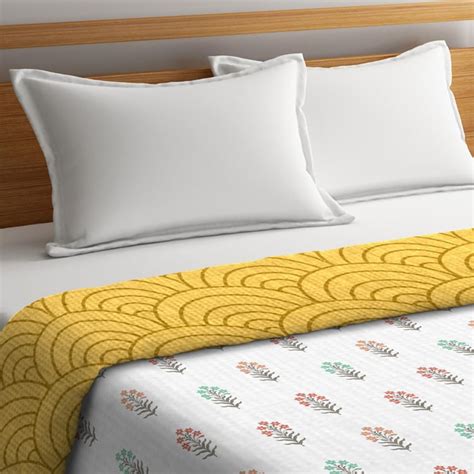 Buy PORTICO Shalimaar Printed Double Bed Dohar - 224 X 254 cm from ...