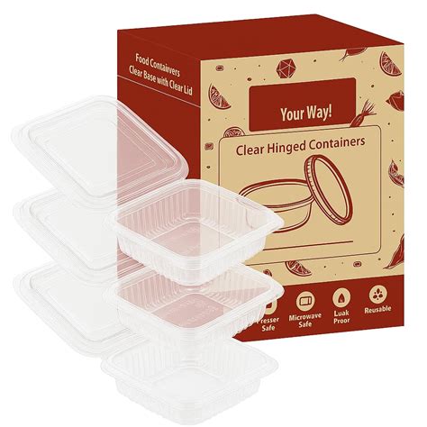 Buy Amit Marketing Hinged Pet - Rectangular Containers with lid I ...