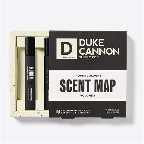 Proper Cologne® Scent Map – Duke Cannon