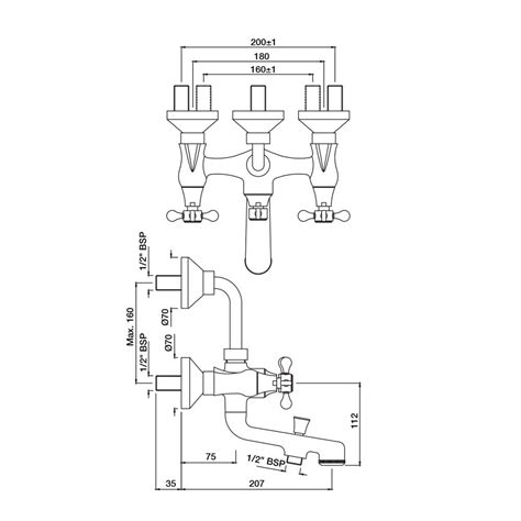 Jaquar Queens Prime 3-in-1 Wall Mixer - Chrome Wholesale Price Online ...