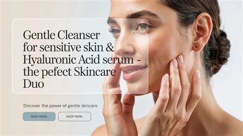 Molecularie Gentle Cleanser & Hyaluronic Acid Serum for Radiant Skin ...