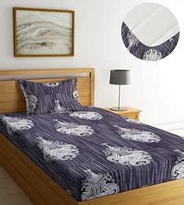 Buy NHD HOME Premium Microfiber Elastic Fitted Bedsheets with 1 King ...