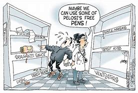 Image result for Pelosi Pen Holder Cartoon