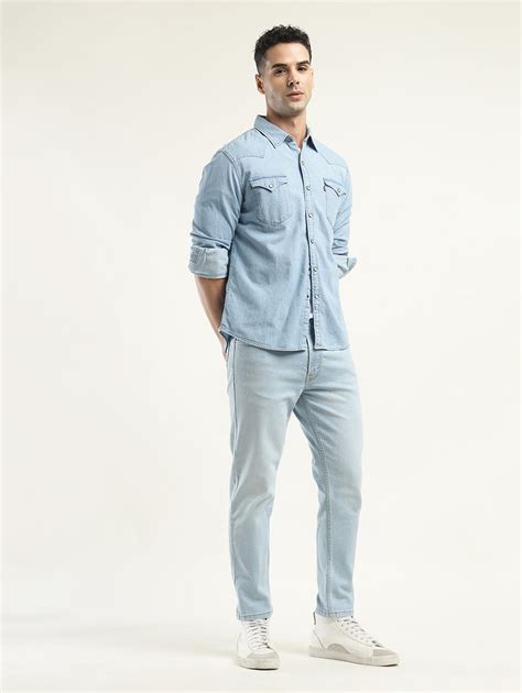 Men's 512 Light Blue Slim Tapered Fit Mid Rise Jeans – Levis India Store