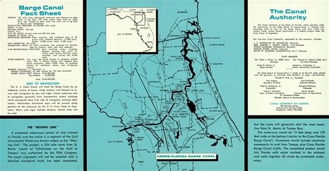 Florida Memory • Cross Florida Barge Canal - leaflet