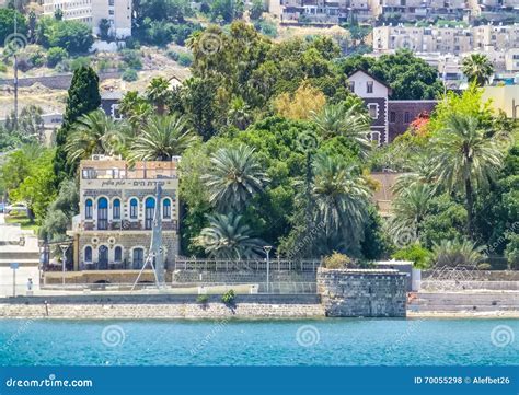 Tiberias - City on the Hill on the Shore of the Sea of Galilee, Israel ...