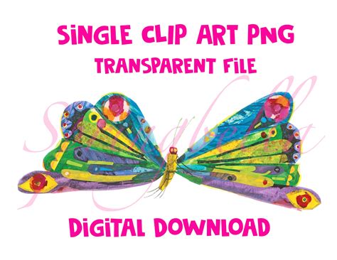 Eric Carle Butterfly Clipart With Transparent
