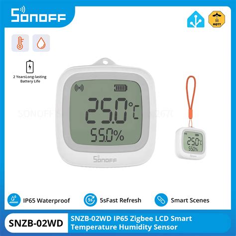 SONOFF SNZB-02WD датчик температуры и влажности | AliExpress