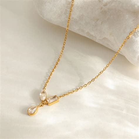 Trio Necklace - 18K Gold Plated Online at best price – ZAISHA